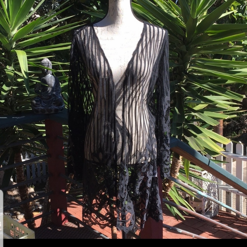 Black Crochet Cover - **ONLY 1 SMALL LEFT!!** - Picture 6 of 6